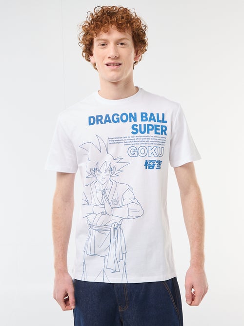 T-shirt imprimé 'dragon ball' en coton - Kiabi