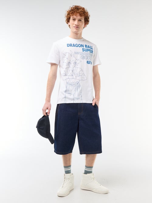 T-shirt imprimé 'dragon ball' en coton - Kiabi