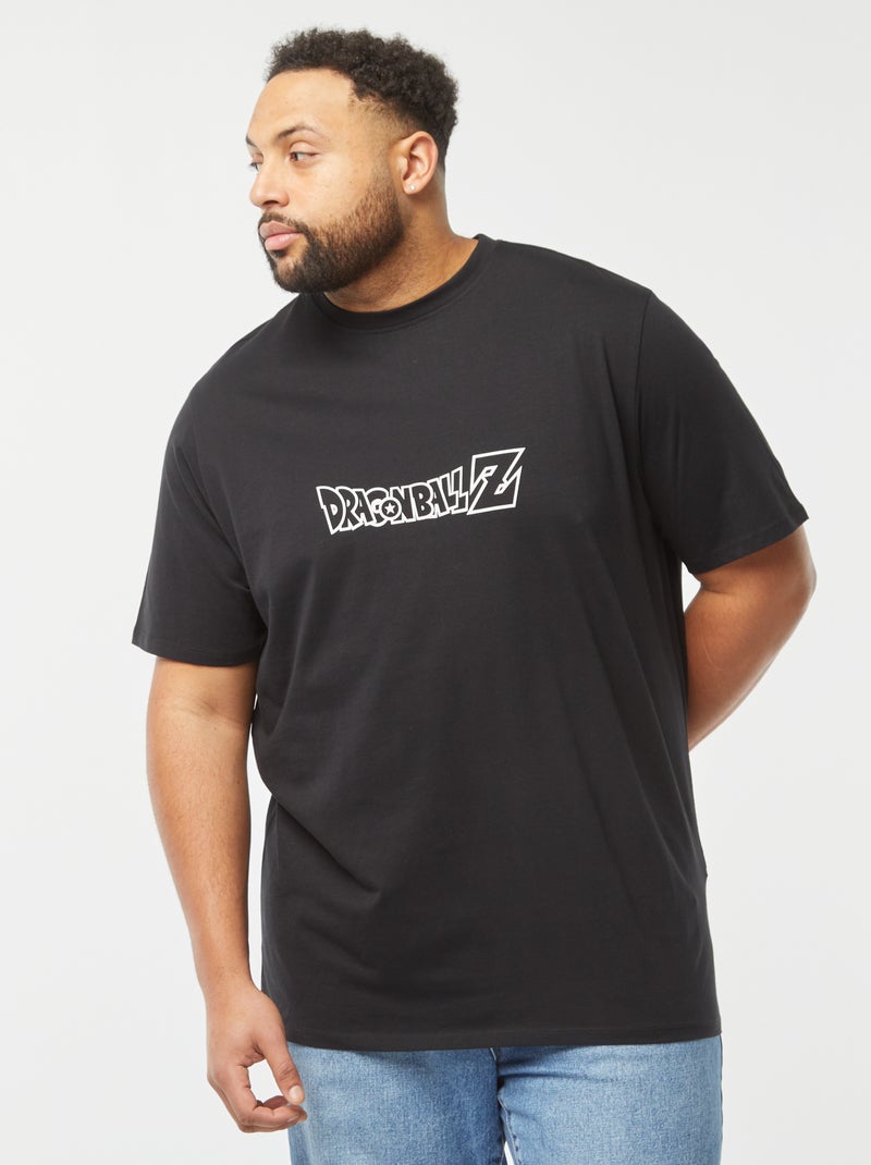 T-shirt imprimé 'Dragon Ball Z' à manches courtes noir - Kiabi