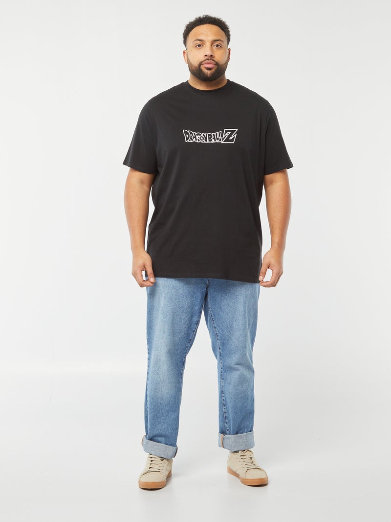 T-shirt imprimé 'Dragon Ball Z' à manches courtes noir - Kiabi