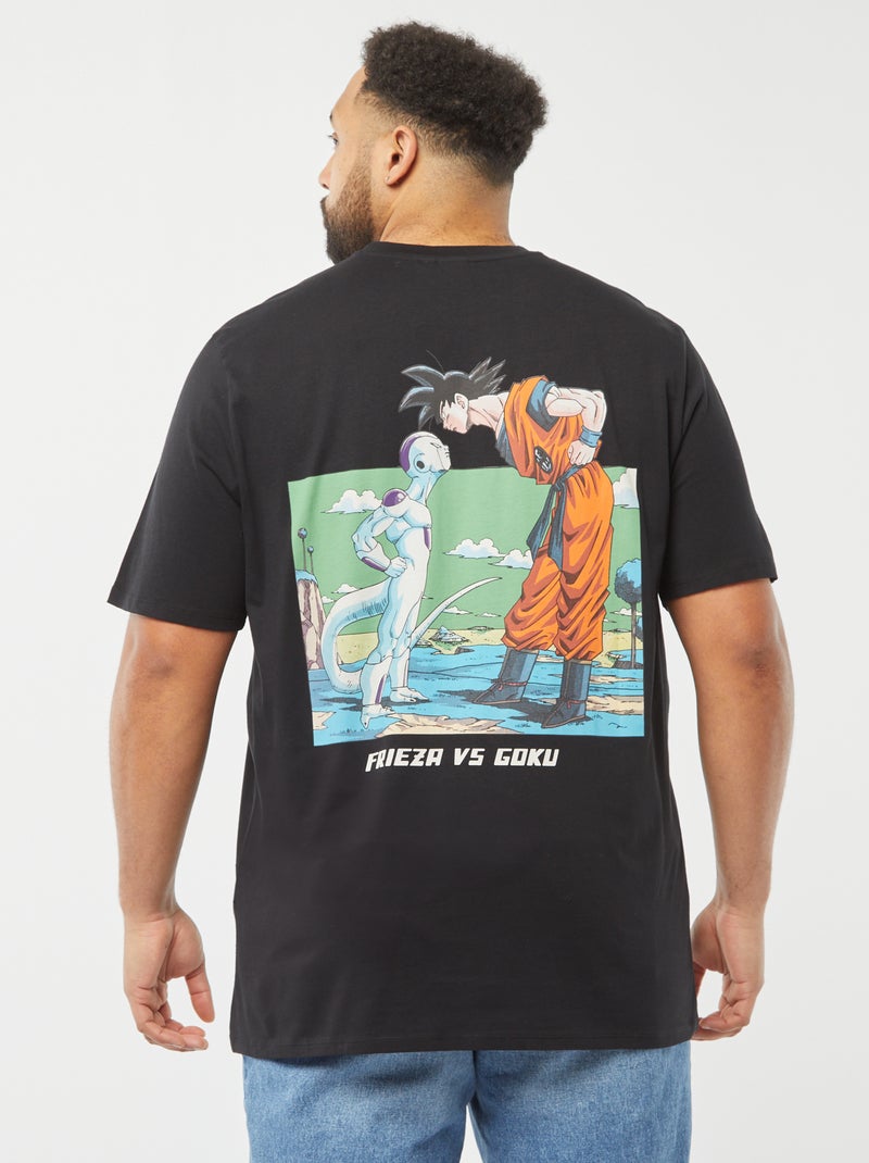 T-shirt imprimé 'Dragon Ball Z' à manches courtes noir - Kiabi