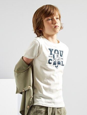 T-shirt imprimé 'éco-conçu'