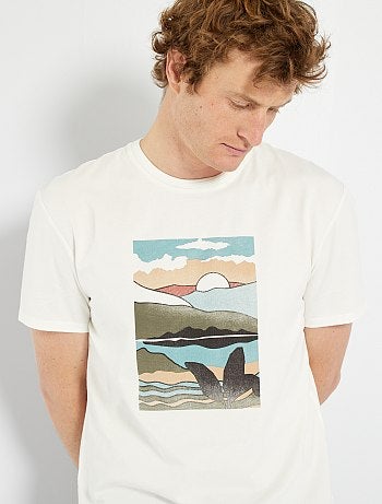 T-shirt imprimé éco-conçu