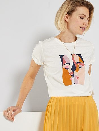 T-shirt imprimé éco-conçu