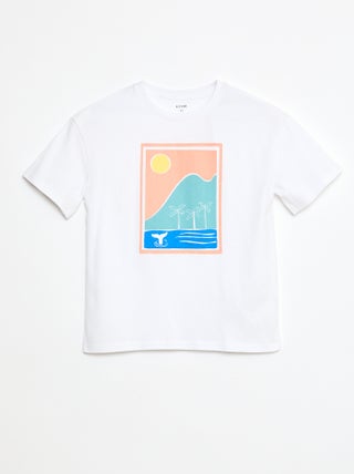 T-shirt imprimé en coton