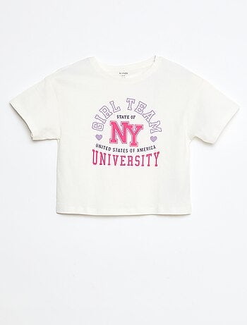 T-shirt imprimé en coton