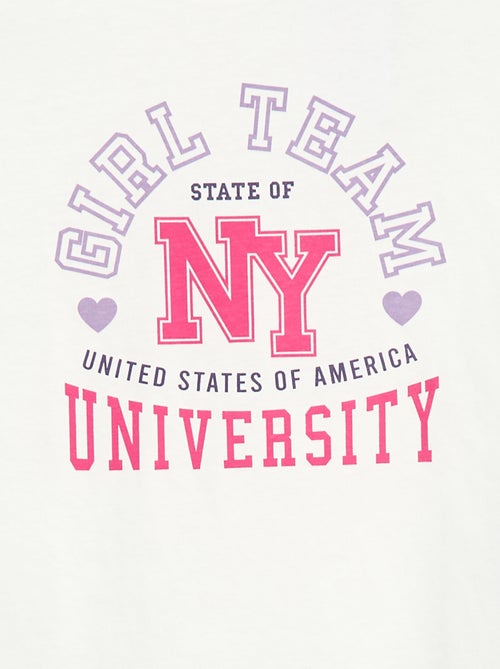 T-shirt imprimé en coton - Kiabi