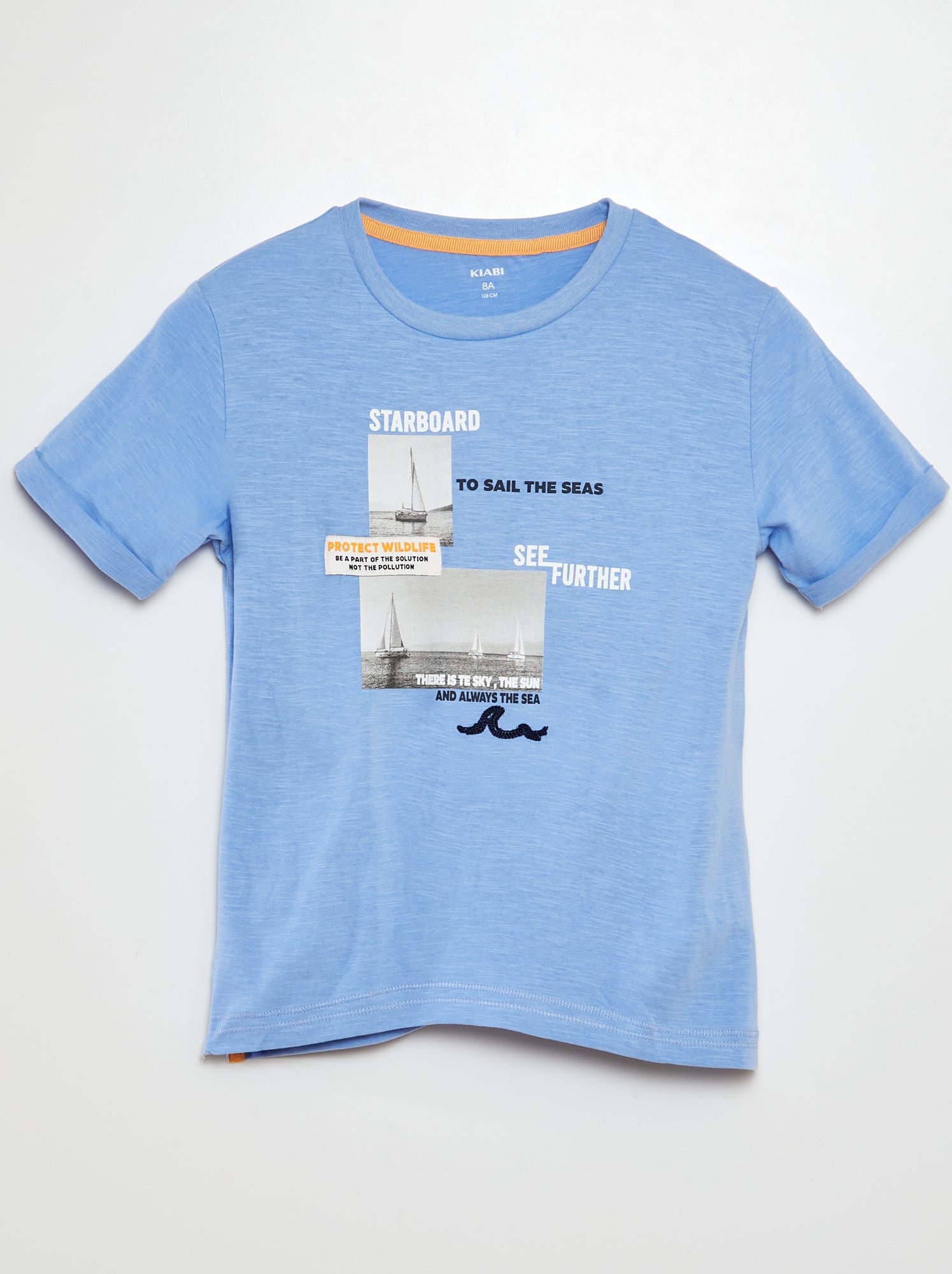 Tee-Shirt Garçon Bleu - Petit Bateau
