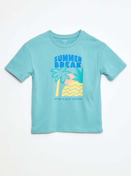 T-shirt imprimé en coton - Kiabi