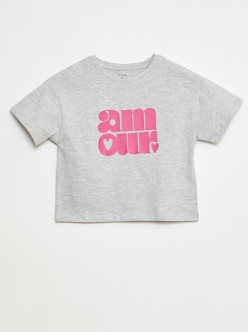 T-shirt imprimé en coton - Kiabi