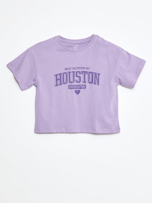 T-shirt imprimé en coton - Kiabi