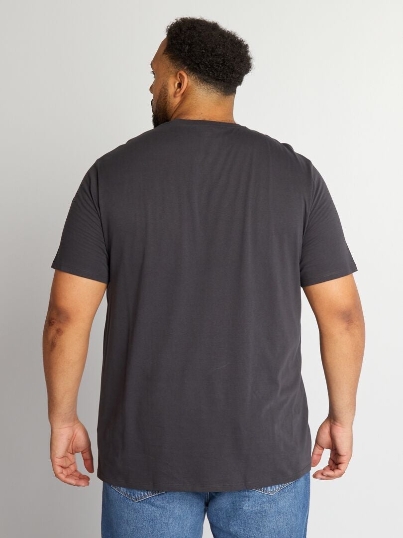 T-shirt imprimé en maille jersey Gris - Kiabi