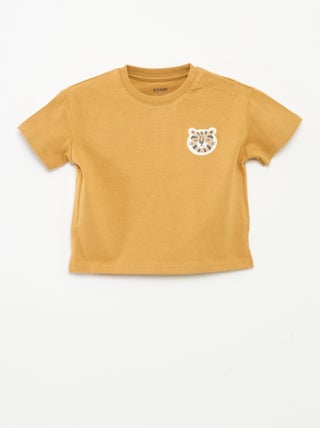 T-shirt imprimé en relief