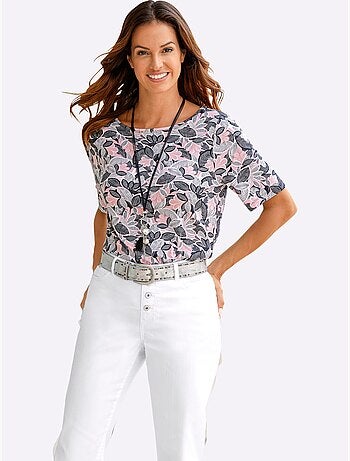 T-shirt imprimé encolure en u - taille standard - witt