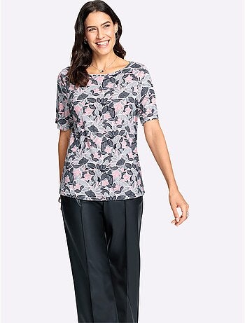 T-shirt imprimé encolure en u - taille standard - witt