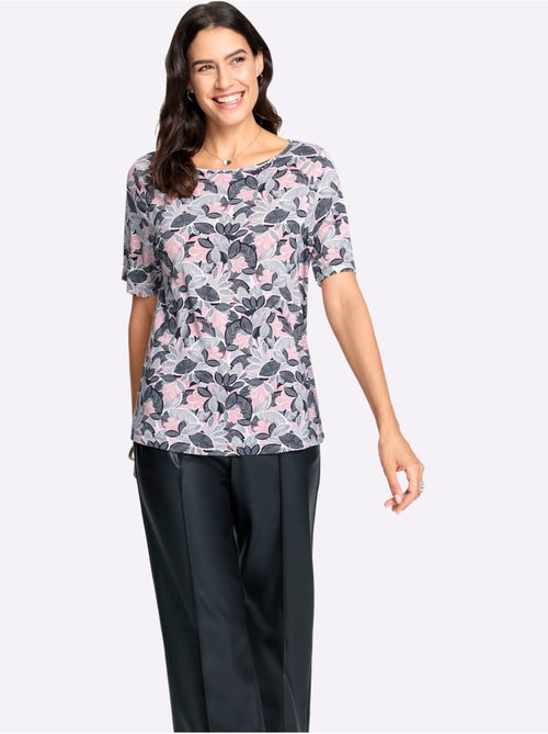 T-shirt Imprimé Encolure En U - Taille Standard - Witt - Kiabi