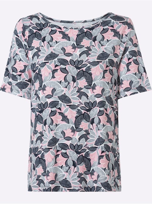 T-shirt Imprimé Encolure En U - Taille Standard - Witt - Kiabi