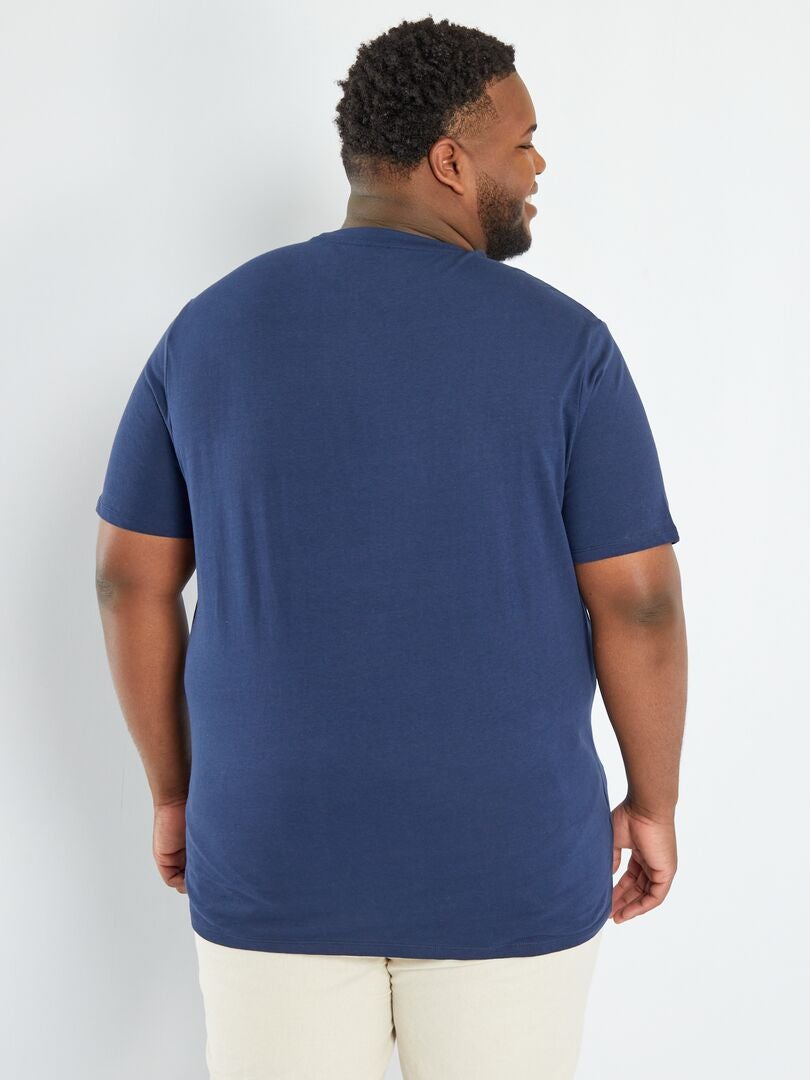T-shirt imprimé 'famille' Bleu - Kiabi