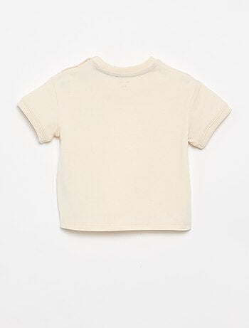 T-shirt imprimé fantaisie à manches courtes