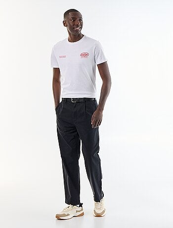 T-shirt imprimé fantaisie à manches courtes