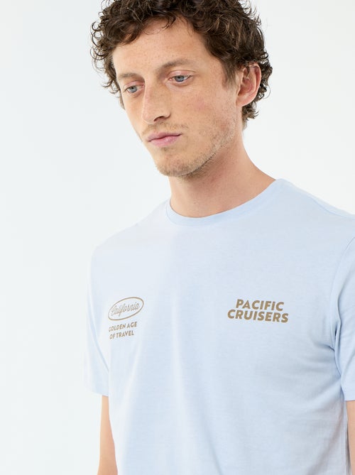 T-shirt imprimé fantaisie à manches courtes - Kiabi