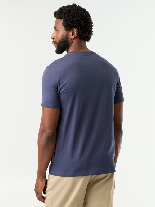 T-shirt imprimé fantaisie à manches courtes - Kiabi