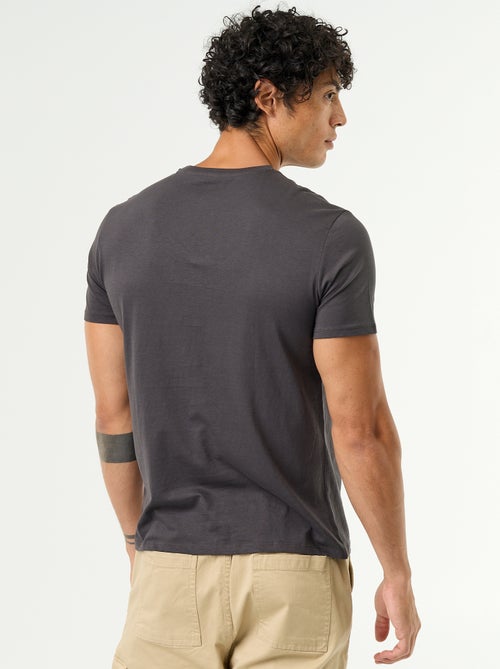 T-shirt imprimé fantaisie à manches courtes - Kiabi