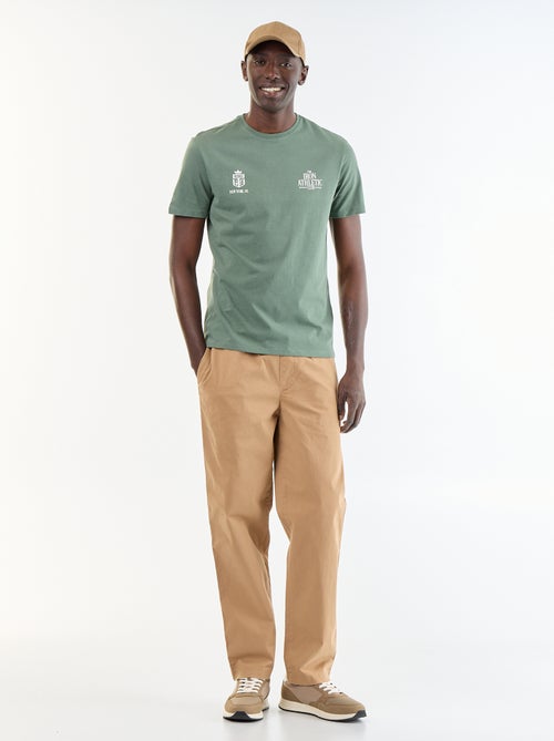 T-shirt imprimé fantaisie à manches courtes - Kiabi T-shirt imprimé fantaisie à manches courtes - Kiabi