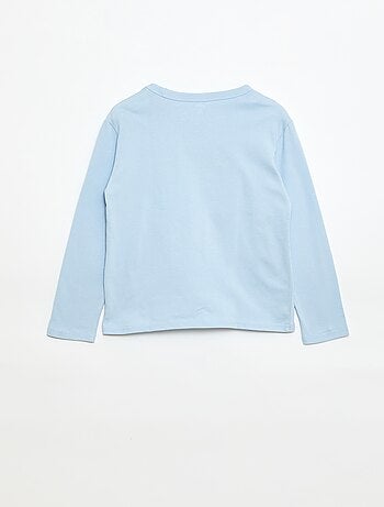 T-shirt imprimé fantaisie à manches longues