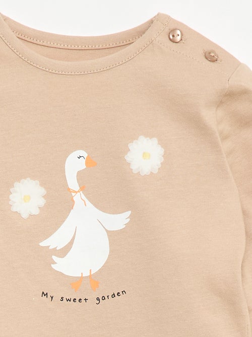 T-shirt imprimé fantaisie - Kiabi