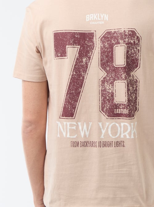 T-shirt imprimé fantaisie - Kiabi