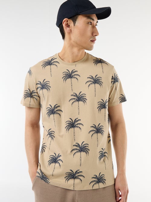 T-shirt imprimé fantaisie - Kiabi