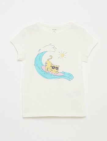 T-shirt imprimé fantaisie