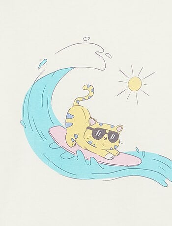 T-shirt imprimé fantaisie