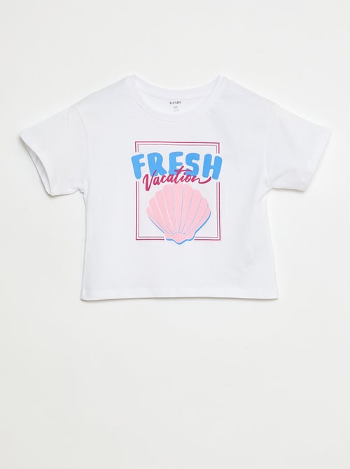 T-shirt imprimé fantaisie - Kiabi
