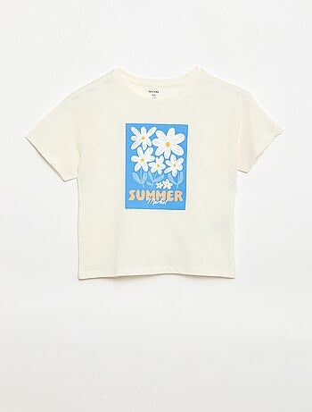 T-shirt imprimé fantaisie
