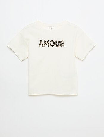 T-shirt imprimé fantaisie