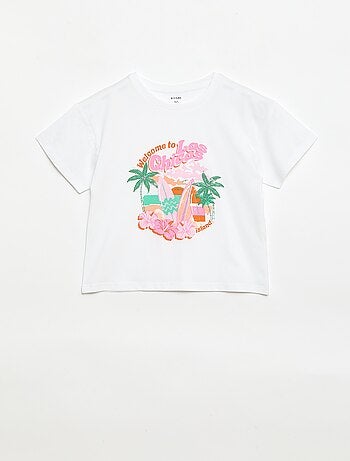T-shirt imprimé fantaisie
