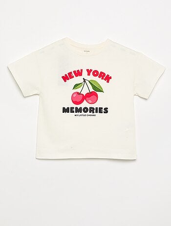 T-shirt imprimé fantaisie