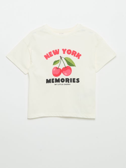 T-shirt imprimé fantaisie - Kiabi T-shirt imprimé fantaisie - Kiabi