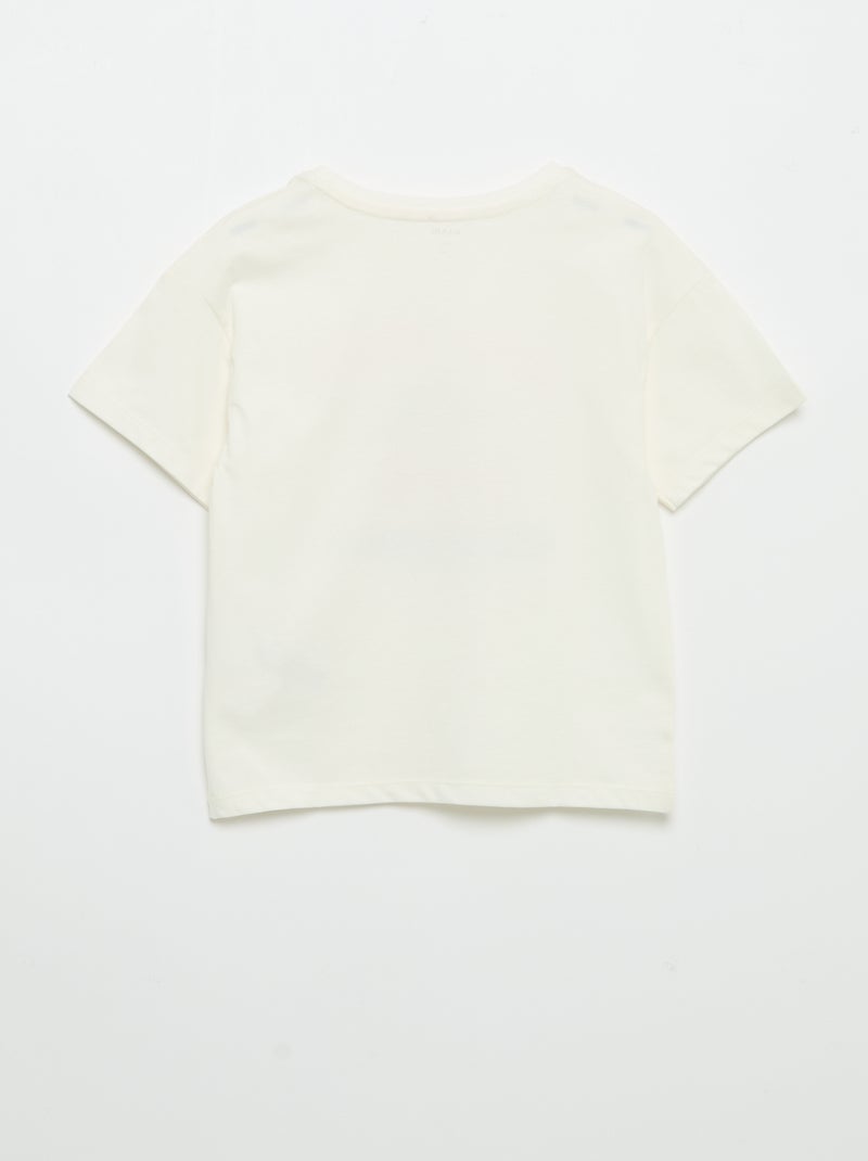 T-shirt imprimé fantaisie Blanc - Kiabi
