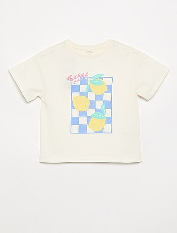 T-shirt imprimé fantaisie