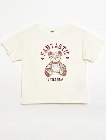 T-shirt imprimé fantaisie