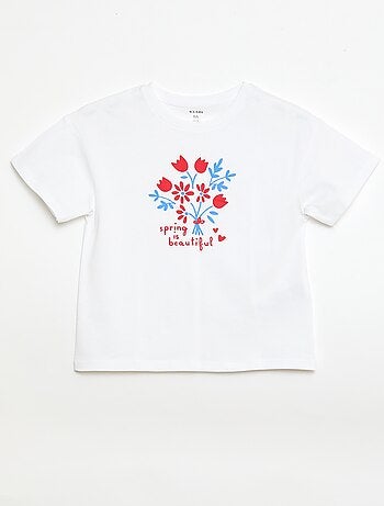T-shirt imprimé fantaisie