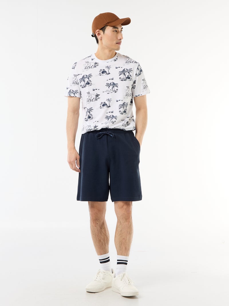 T-shirt imprimé fantaisie Blanc - Kiabi