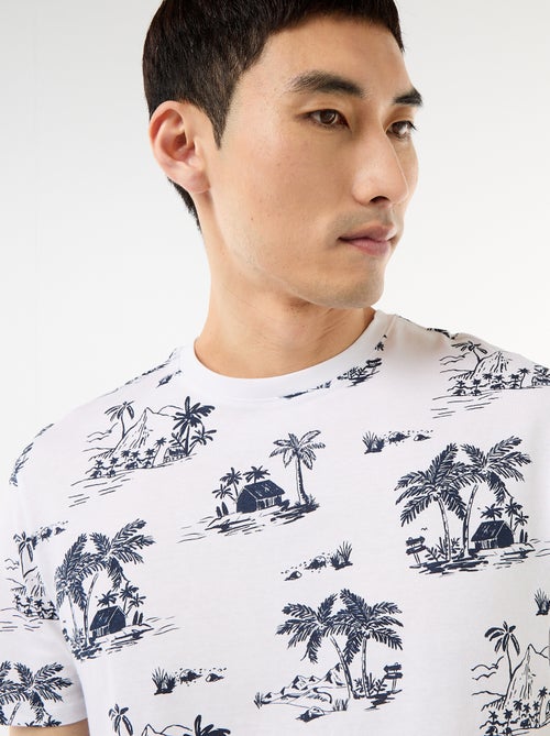 T-shirt imprimé fantaisie - Kiabi