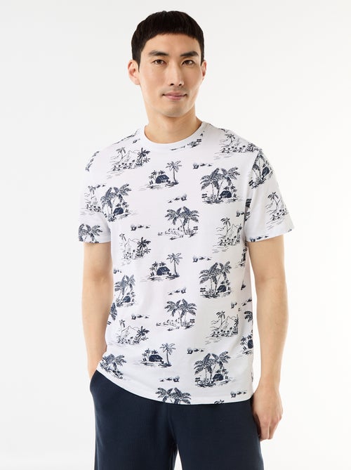 T-shirt imprimé fantaisie - Kiabi