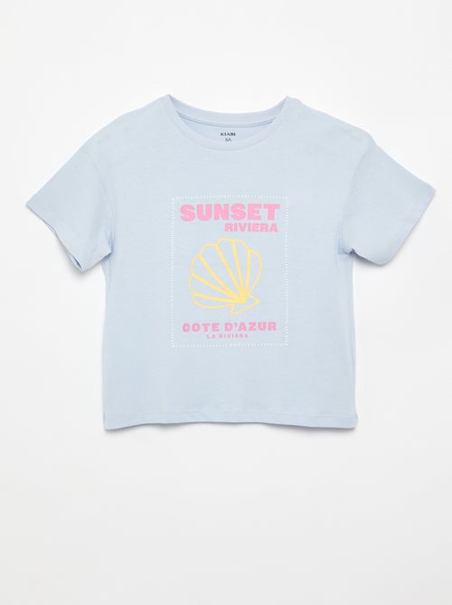 T-shirt imprimé fantaisie - Kiabi