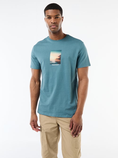 T-shirt imprimé fantaisie - Kiabi T-shirt imprimé fantaisie - Kiabi