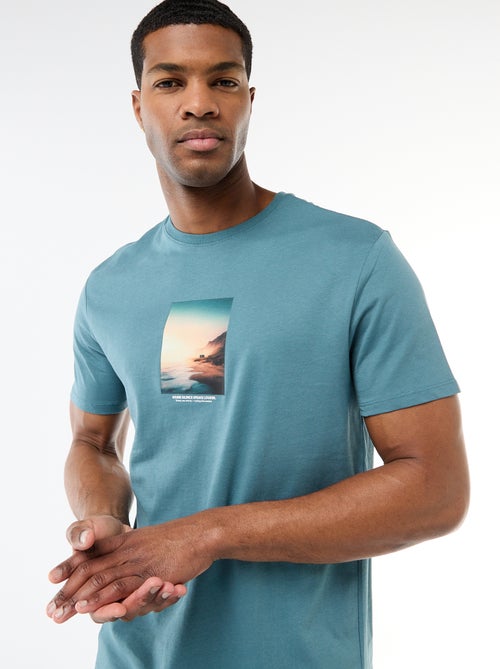 T-shirt imprimé fantaisie - Kiabi T-shirt imprimé fantaisie - Kiabi